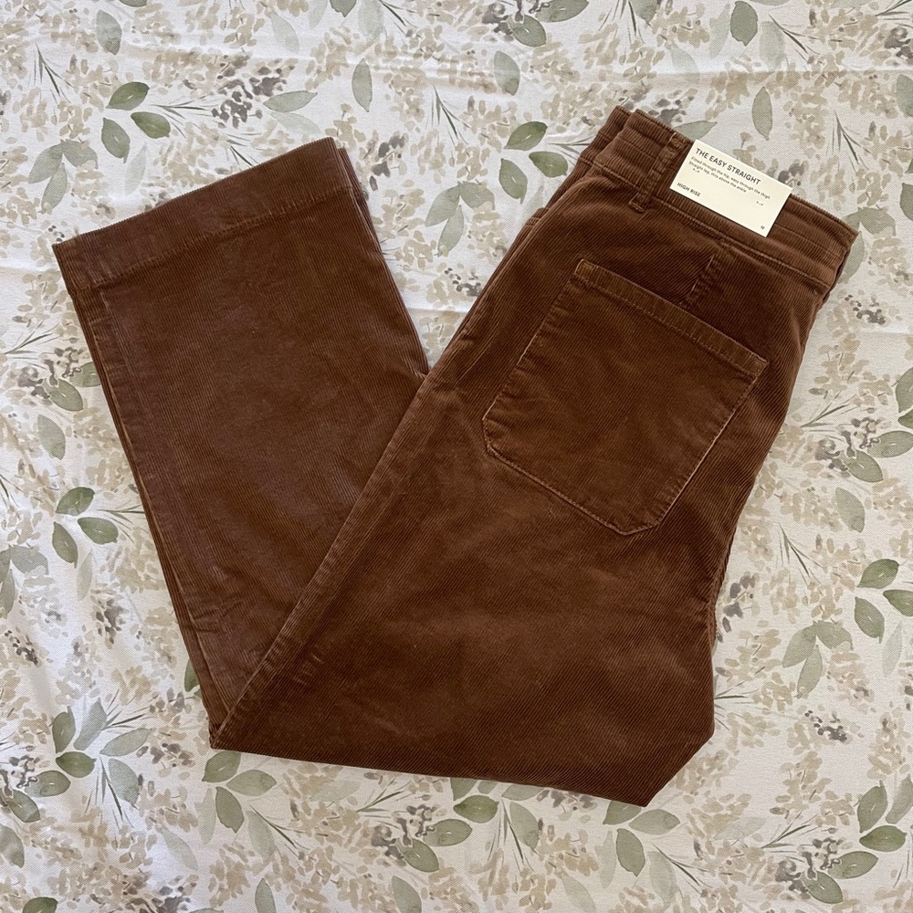 Ann Taylor “Easy Straight” Corduroy Pants